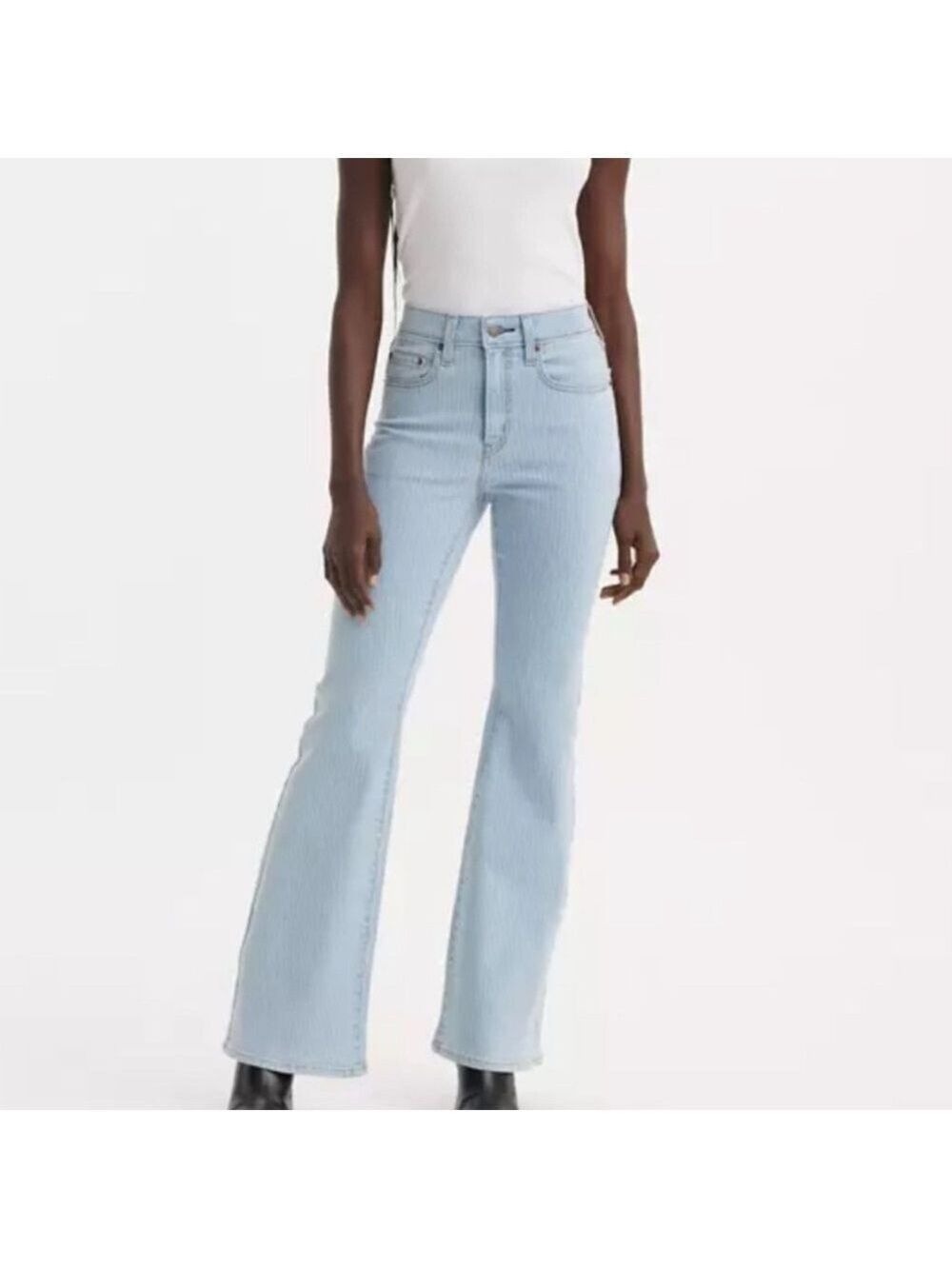 Levis 726 Flare High Rise Women's Jeans 30x30 Light Washed High Rise New